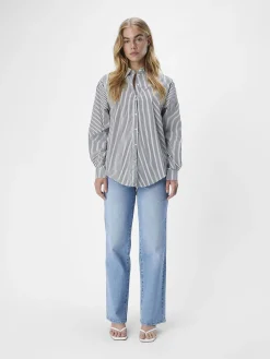 OBJECT Basic|Toppar*VID PASSFORM SKJORTA White
