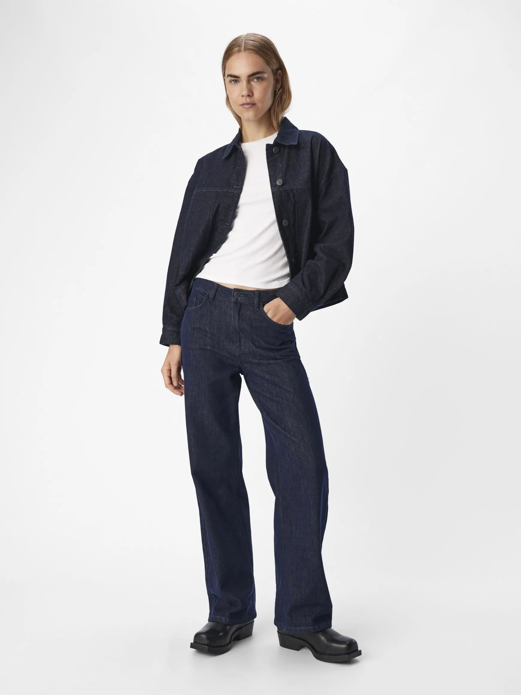 OBJECT Byxor|Jeans*VIDA JEANS Dark Blue Denim
