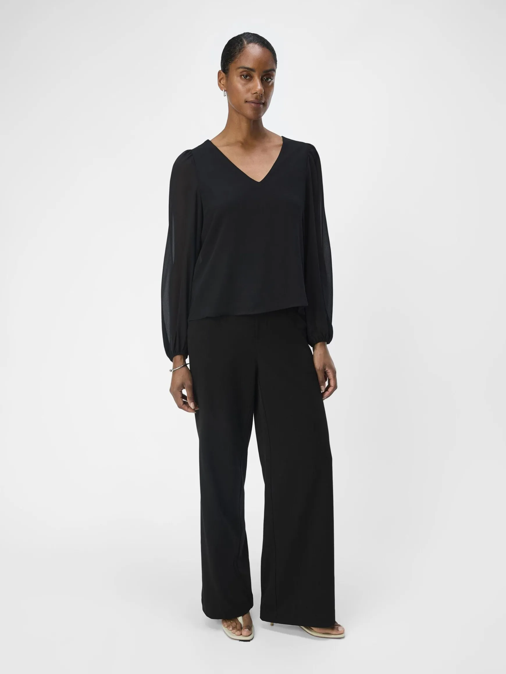OBJECT Toppar*V-RINGNING BLUS Black