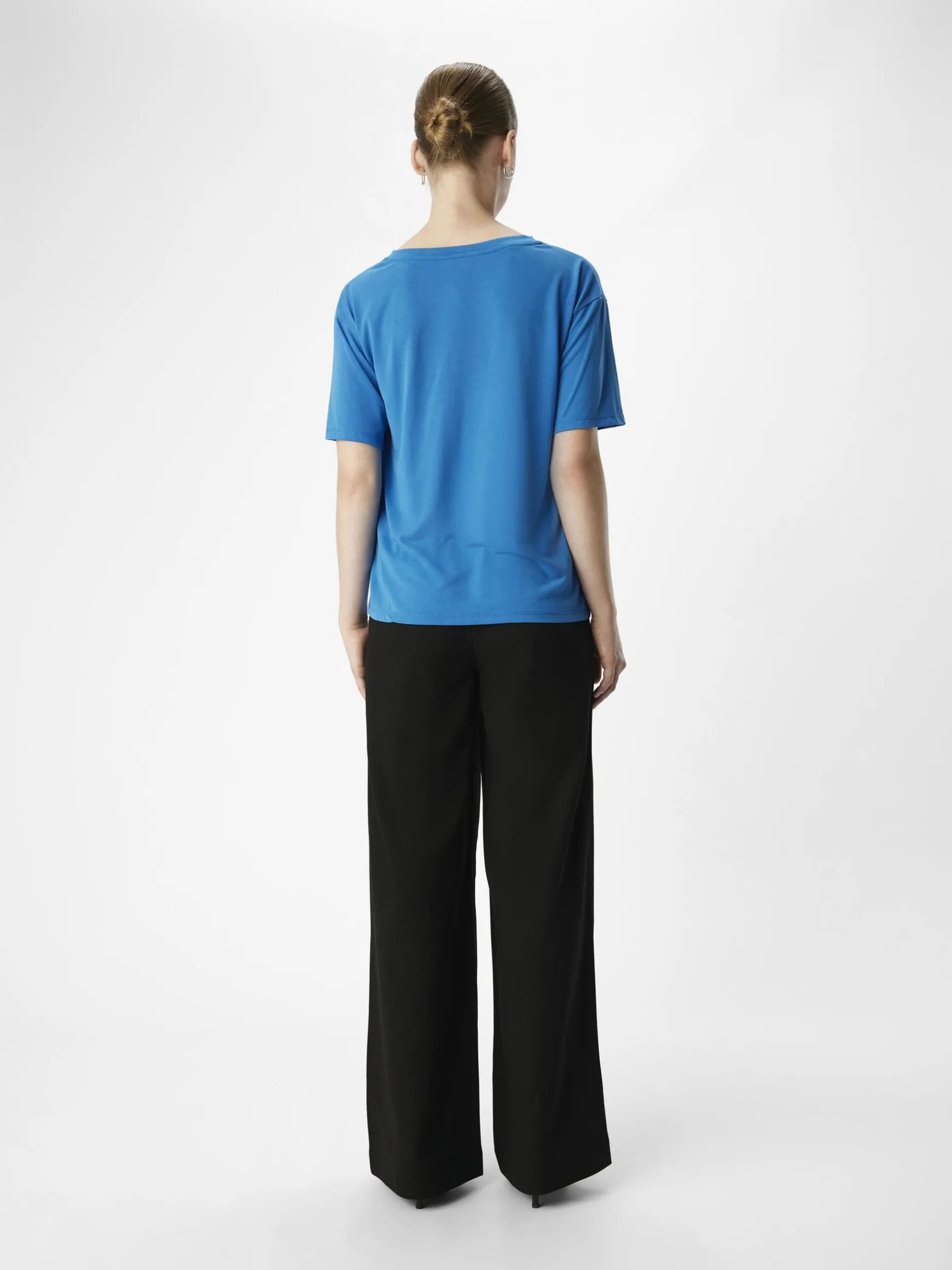 OBJECT Toppar*V-RINGNING T-SHIRT Lapis Blue