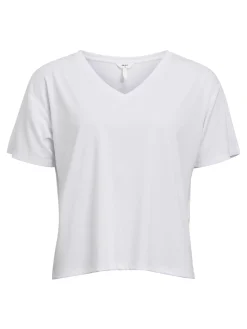 OBJECT Basic|Toppar*V-RINGNING T-SHIRT White